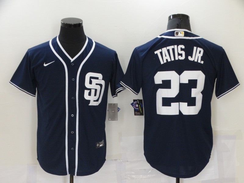 Men's San Diego Padres Fernando Tatis Jr. #23 Navy Stitched Jersey